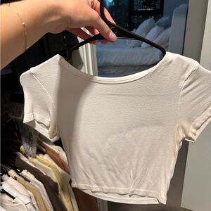 Zara Cream Women's Crop Top